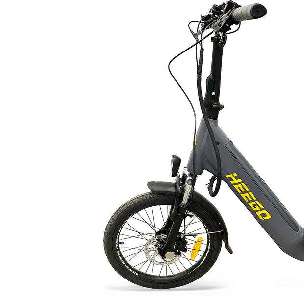 2024 48V 350W HEEGO 20inch Folding Ebike with 48V 13Ah 624Wh Battery and Suspension Fork