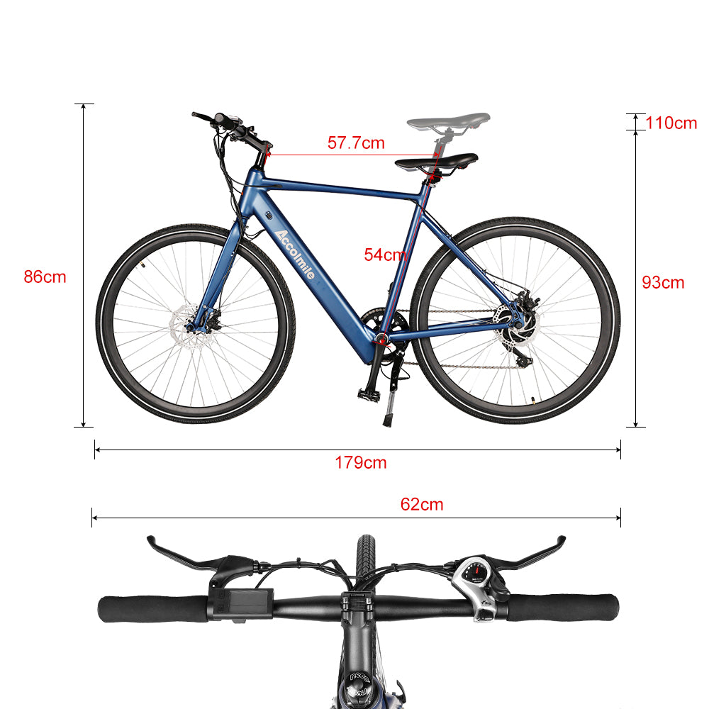 Pre-Sale (Deliver Before Jan. 10th) Road E-Bike With 250W Hub Motor 9.6Ah Battery