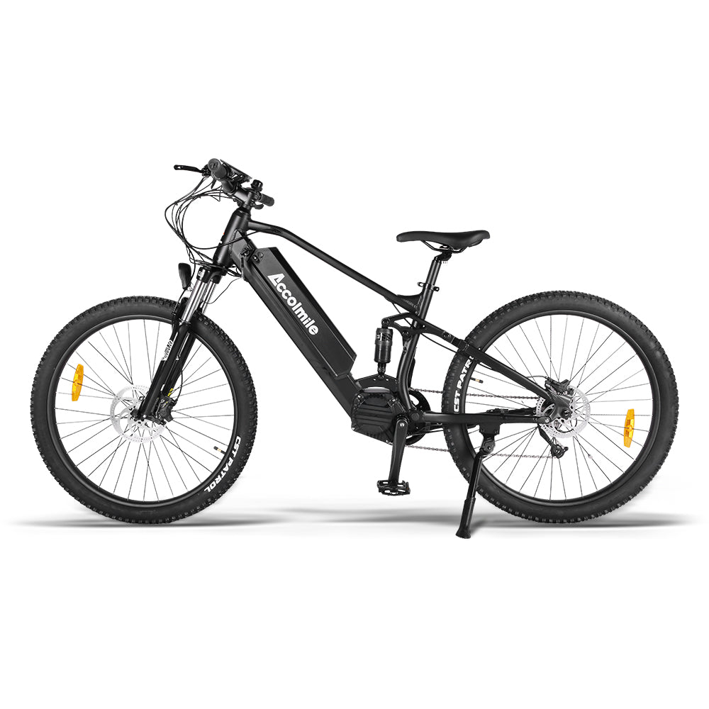 Mid 750W Mountain E-bike With Full – Accolmile E- Bikes