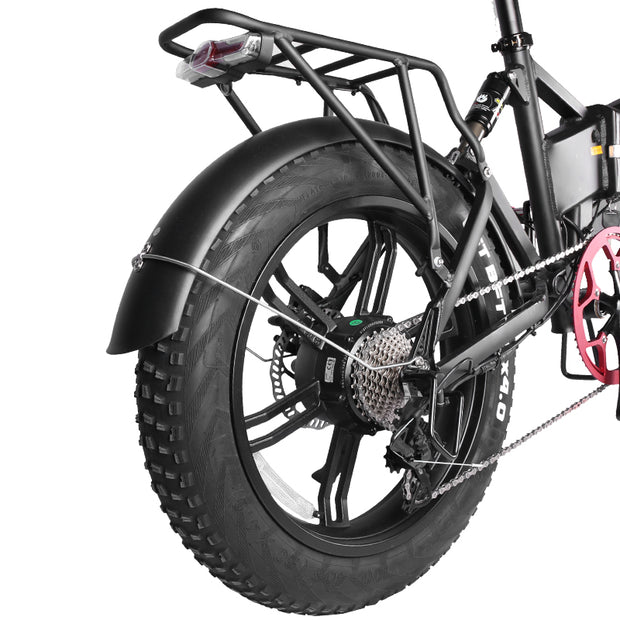 Black Panther - 750W Bafang Hub Motor Electric Folding E-Bike
