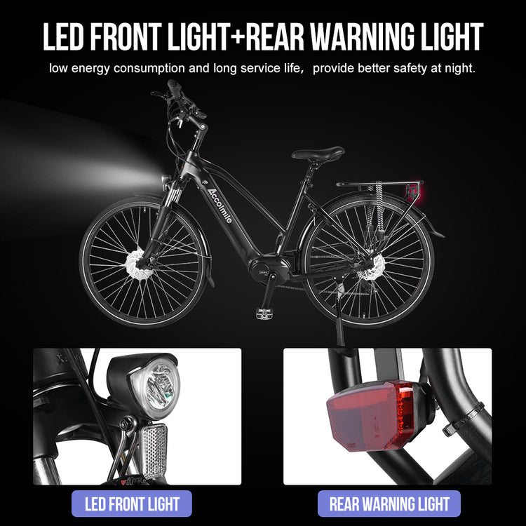 Accolmile Flamingo 28-Inch eCity Bike 36V 250W Bafang M200